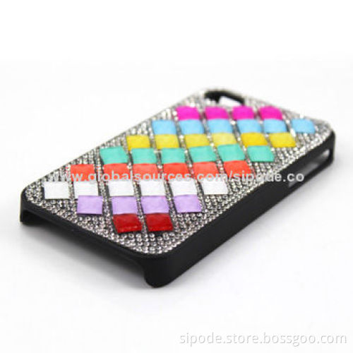 Customized Design Diamond Protective Cases for iPhone 4/4s
